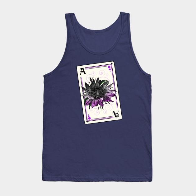 Ace of Sunflowers Tank Top by Art by Veya